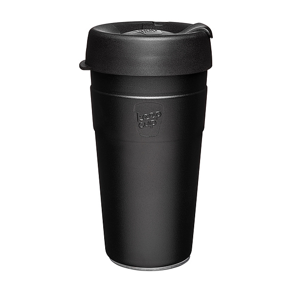 KEEPCUP Thermal Black 454 ml czarny - kubek termiczny ze stali nierdzewnej