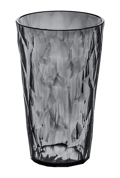 KOZIOL Crystal szary 450 ml - kubek na zimne napoje plastikowy