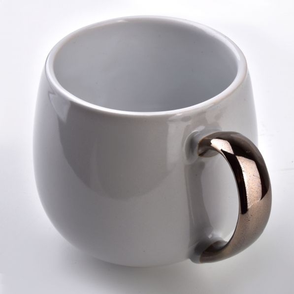 Kubek porcelanowy AFFEK DESIGN CAL SZARY 390 ml