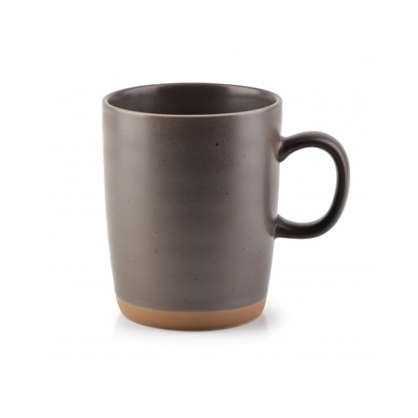 Kubek porcelanowy AFFEK DESIGN LOTTA WYSOKI BRĄZOWY 400 ml