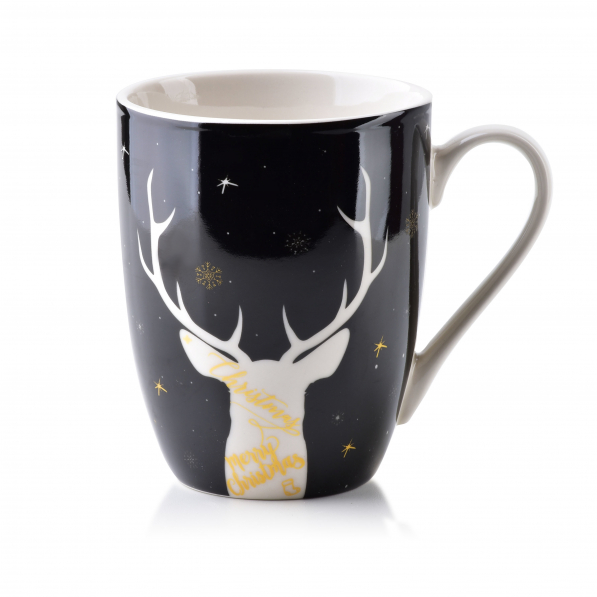 Kubek porcelanowy AFFEK DESIGN SANTA LILA 350 ml