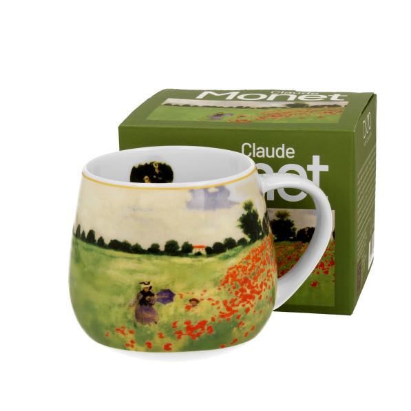 Kubek porcelanowy baryłka DUO ART GALLERY POPPY FIELD BY C. MONET 430 ml