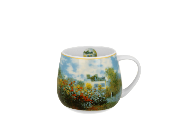Kubek porcelanowy baryłka DUO ART GALLERY THE GARDEN AT ARGENTEUIL BY C. MONET 430 ml