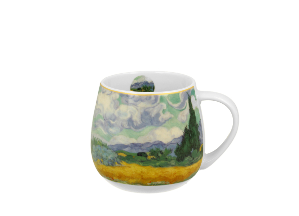 Kubek porcelanowy baryłka DUO ART GALLERY WHEAT FIELD BY V. VAN GOGH 430 ml