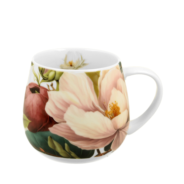 Kubek porcelanowy baryłka DUO FIVE O'CLOCK MAGNOLIA 430 ml