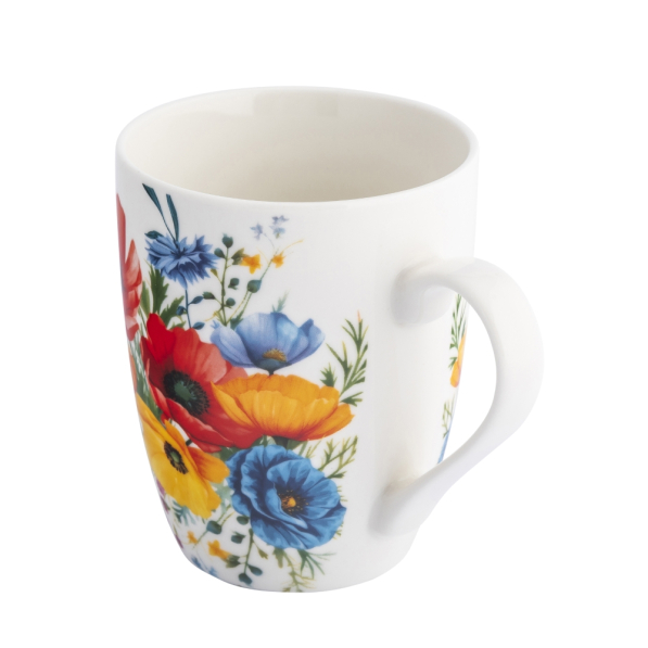 Kubek porcelanowy BUKIET MAKÓW 350 ml
