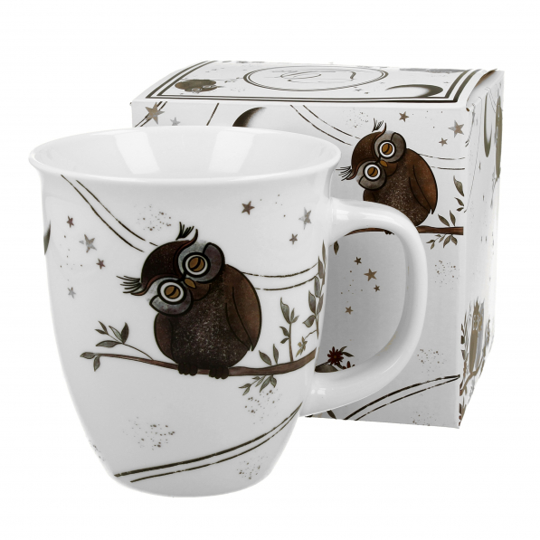 Kubek porcelanowy DUO ANIMALS CHARMING OWLS 650 ml