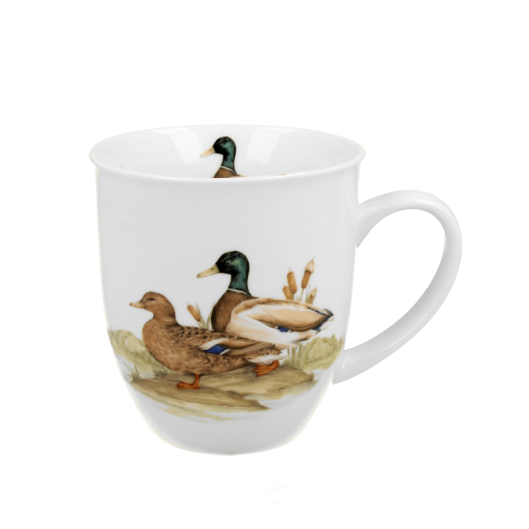 Kubek porcelanowy DUO ANIMALS PTASI ŚWIAT KACZKI 400 ml