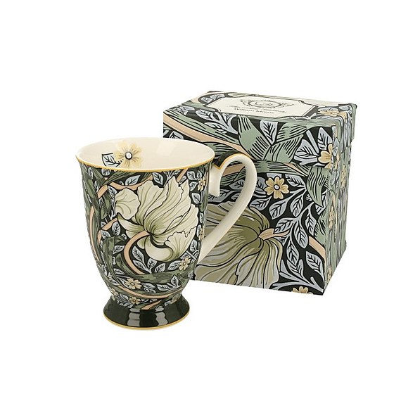 Kubek porcelanowy DUO ART GALLERY BY WILLIAM MORRIS GREEN ZIELONY 300 ml