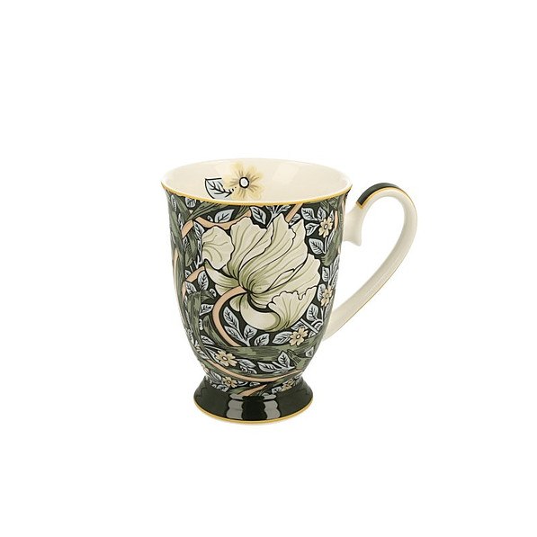 Kubek porcelanowy DUO ART GALLERY BY WILLIAM MORRIS GREEN ZIELONY 300 ml