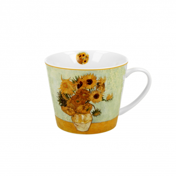 Kubek porcelanowy DUO ART GALLERY SUNFLOWERS BY V. VAN GOGH 610 ml