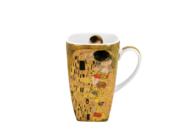 Kubek porcelanowy DUO ART GALLERY THE KISS BY GUSTAV KLIMT 630 ml