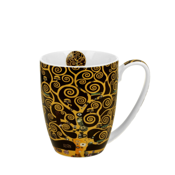 Kubek porcelanowy DUO ART GALLERY TREE OF LIFE BY GUSTAV KLIMT 360 ml
