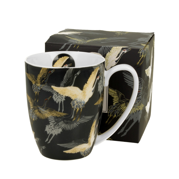 Kubek porcelanowy DUO ART GALLERY ŻURAWIE NOCĄ 380 ml