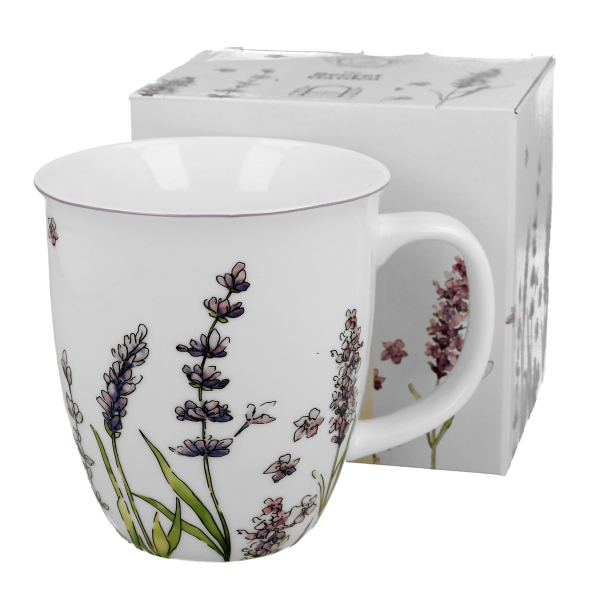 Kubek porcelanowy DUO CLASSIC LAVENDER 650 ml