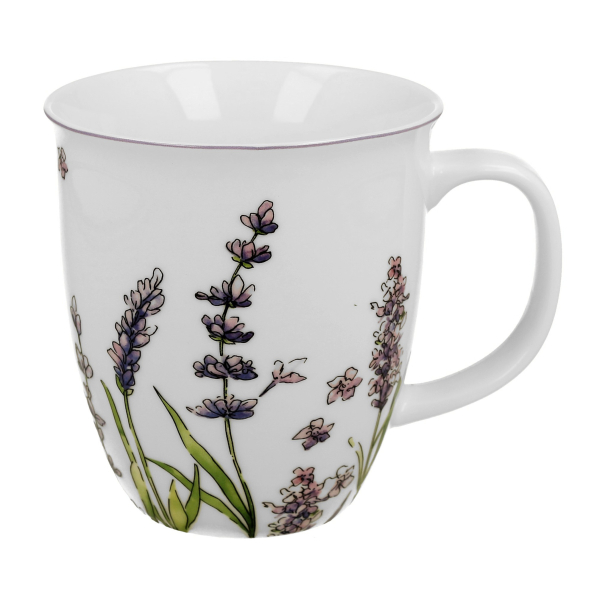 Kubek porcelanowy DUO CLASSIC LAVENDER 650 ml