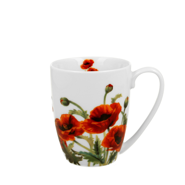 Kubek porcelanowy DUO CLASSIC POPPIES 360 ml