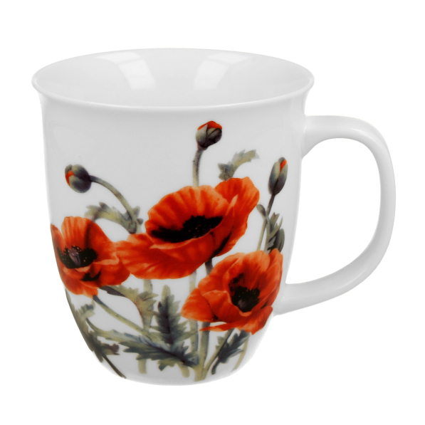 Kubek porcelanowy DUO CLASSIC POPPIES 650 ml