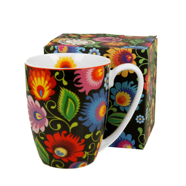 Kubek porcelanowy DUO ETNO ETNIC 380 ml