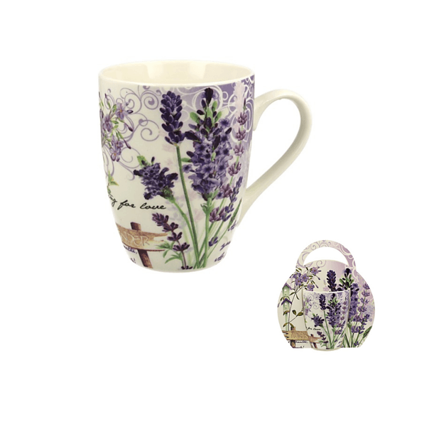 Kubek porcelanowy DUO FIDA BIAŁY 350 ml