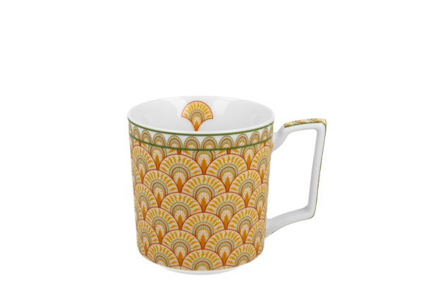Kubek porcelanowy DUO GEOMETRIC SOLIS 400 ml