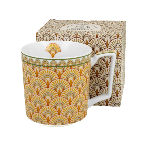 Kubek porcelanowy DUO GEOMETRIC SOLIS 400 ml