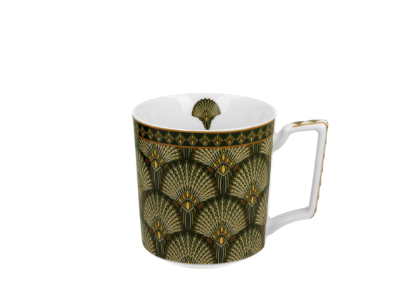 Kubek porcelanowy DUO GEOMETRIC VERDIGO 400 ml