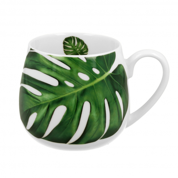 Kubek porcelanowy DUO MONSTERA 430 ml