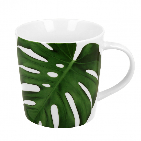 Kubek porcelanowy DUO MONSTERA 450 ml