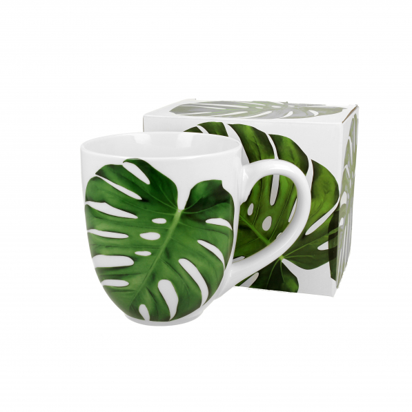 Kubek porcelanowy DUO MONSTERA XXL 1000 ml