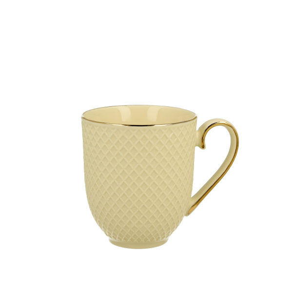 Kubek porcelanowy DUO ECRU VESPER 420 ml