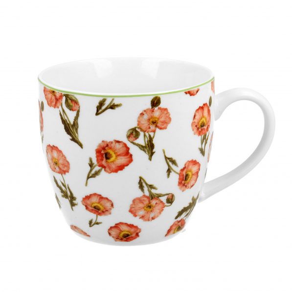 Kubek porcelanowy DUO WILD POPPIES 460 ml