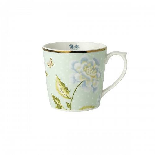 Kubek porcelanowy LAURA ASHLEY COBBLESTONE MIĘTOWY 180 ml