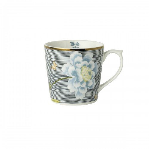 Kubek porcelanowy LAURA ASHLEY COBBLESTONE SZARY 180 ml