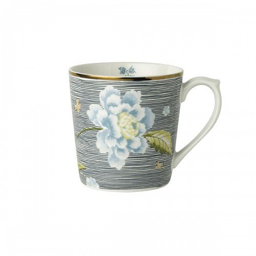Kubek porcelanowy LAURA ASHLEY HERITAGE SZARY 300 ml