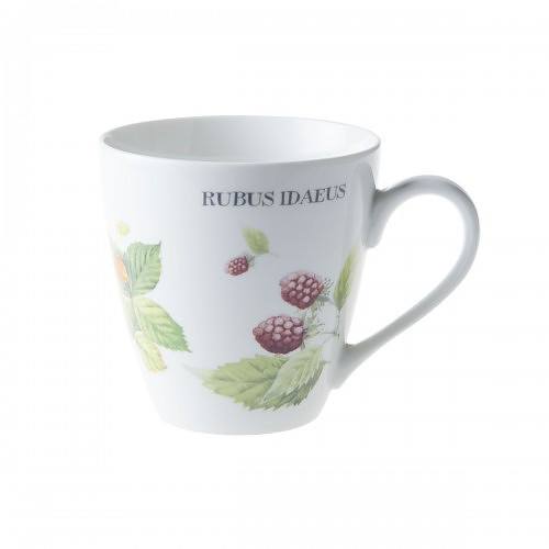 Kubek porcelanowy MARJOLEIN BASTIN POZIOMKA BIAŁY 460 ml