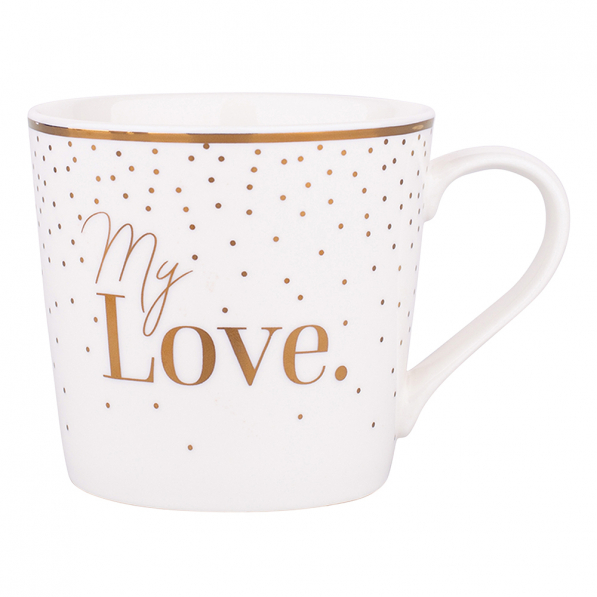 Kubek porcelanowy MY LOVE 350 ml