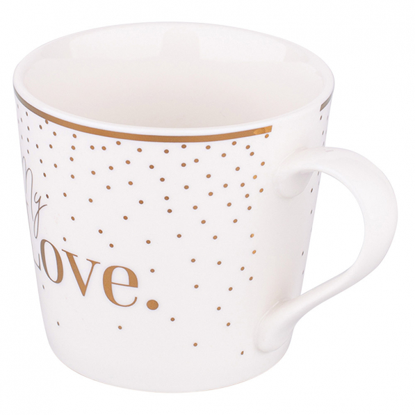 Kubek porcelanowy MY LOVE 350 ml