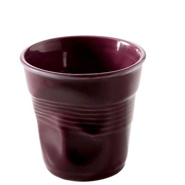 REVOL Froisses 180 ml fioletowy – kubek porcelanowy