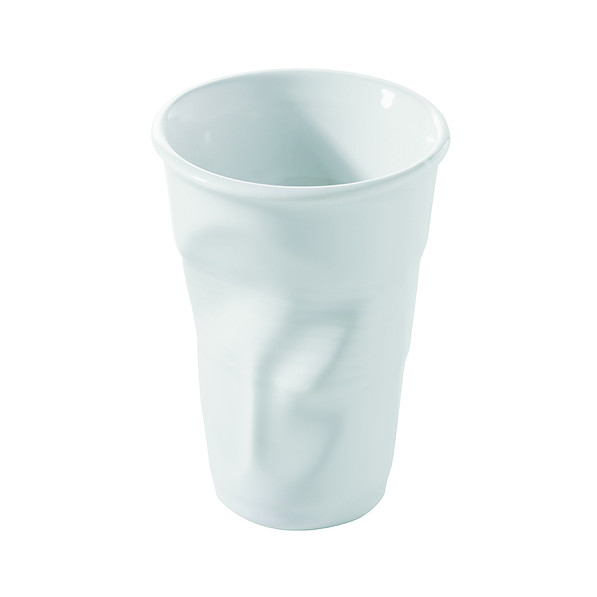 REVOL Froisses Ghost 250 ml biały – kubek porcelanowy