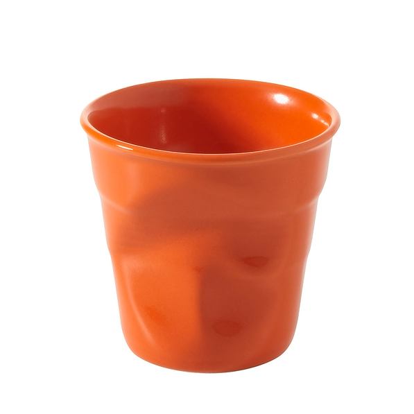 REVOL Froisses 180 ml pomarańczowy – kubek porcelanowy
