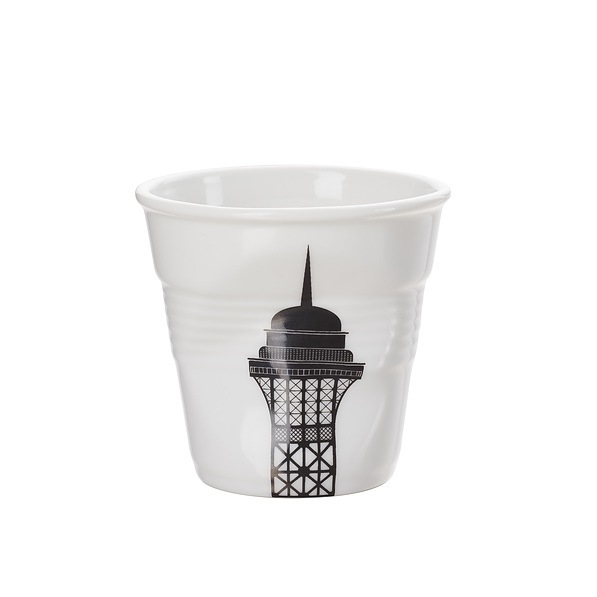 REVOL Froisses Wieża Eiffel"a 180 ml biały – kubek porcelanowy