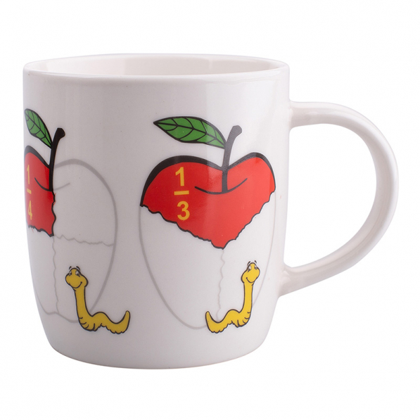 Kubek porcelanowy SZKOŁA UŁAMKI 300 ml