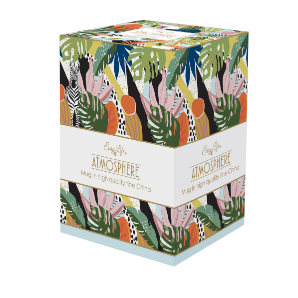 Kubek porcelanowy EASY LIFE TROPICAL VIBES 600 ml