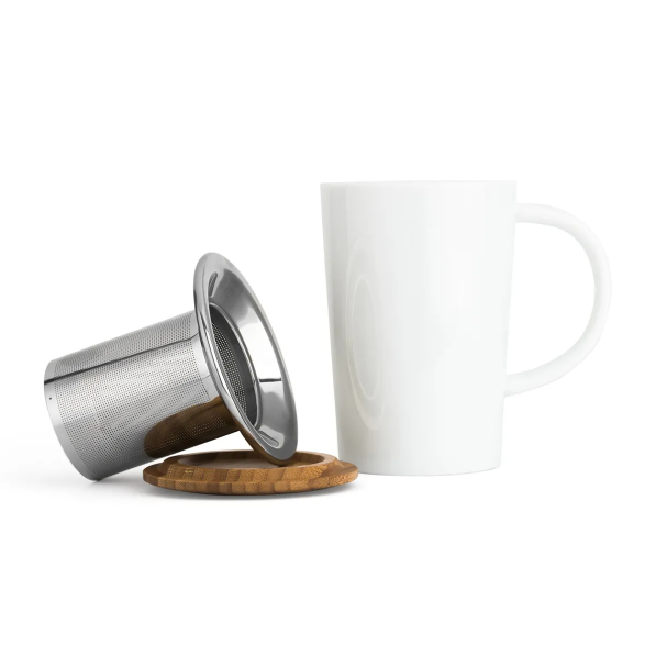 Kubek porcelanowy z zaparzaczem BREDEMEIJER PORCELAIN 400 ml