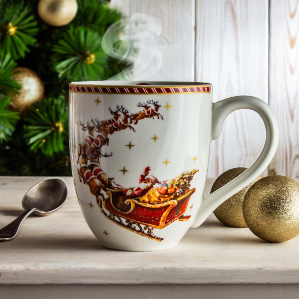 Kubek świąteczny DUO SANTA ON SLEIGH 1000 ml