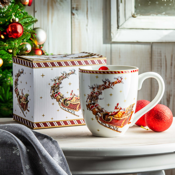 Kubek świąteczny DUO SANTA ON SLEIGH 1000 ml