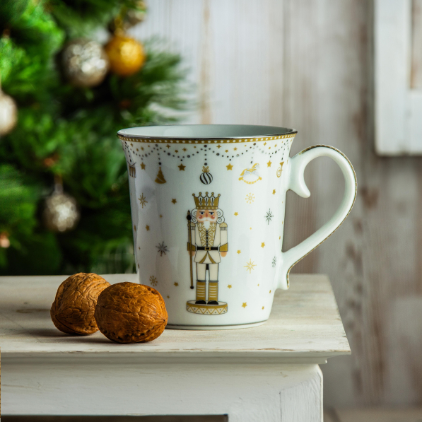 Kubek świąteczny porcelanowy EASY LIFE ROYAL NUTCRACKER 275 ml