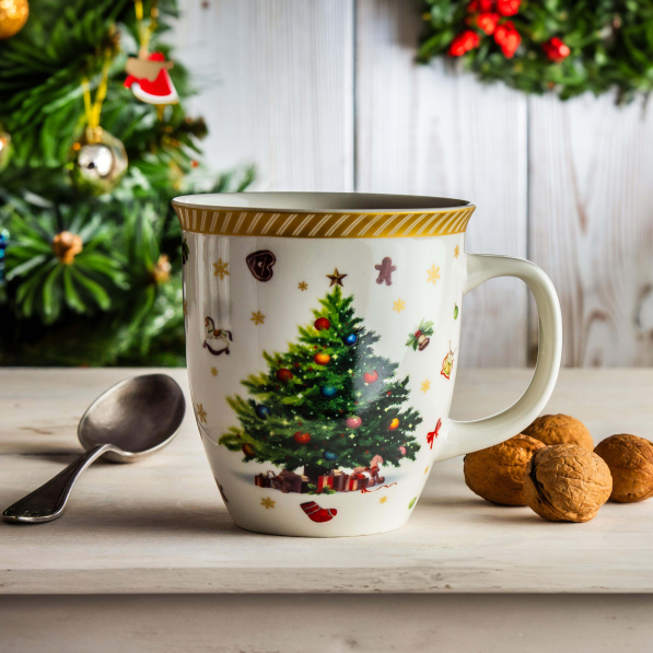 Kubek świąteczny na prezent DUO CHRISTMAS TREE 2 650 ml