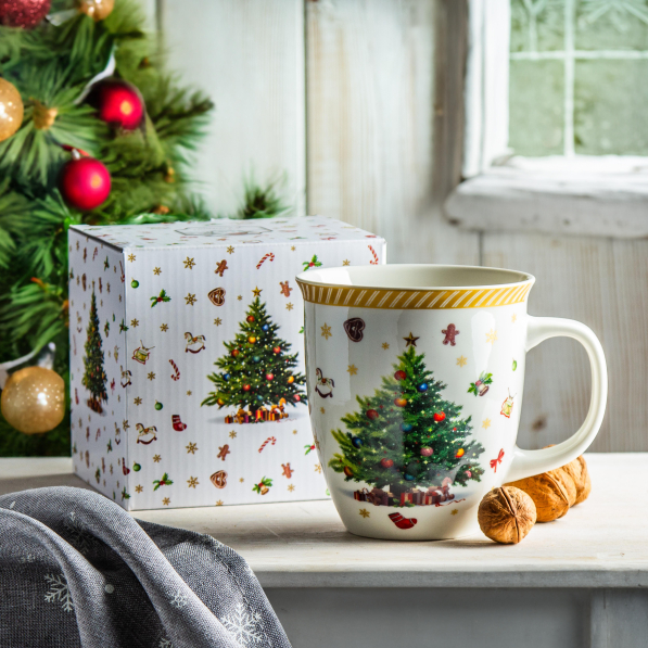 Kubek świąteczny na prezent DUO CHRISTMAS TREE 2 650 ml